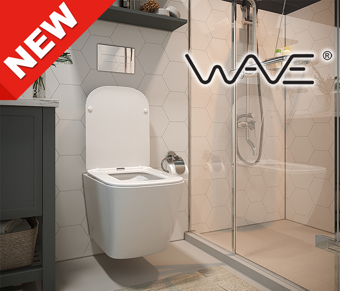 Подвесной унитаз Wave – идеальное решение для тех, кто хочет сделать свою ванную комнату уютной и современной. 