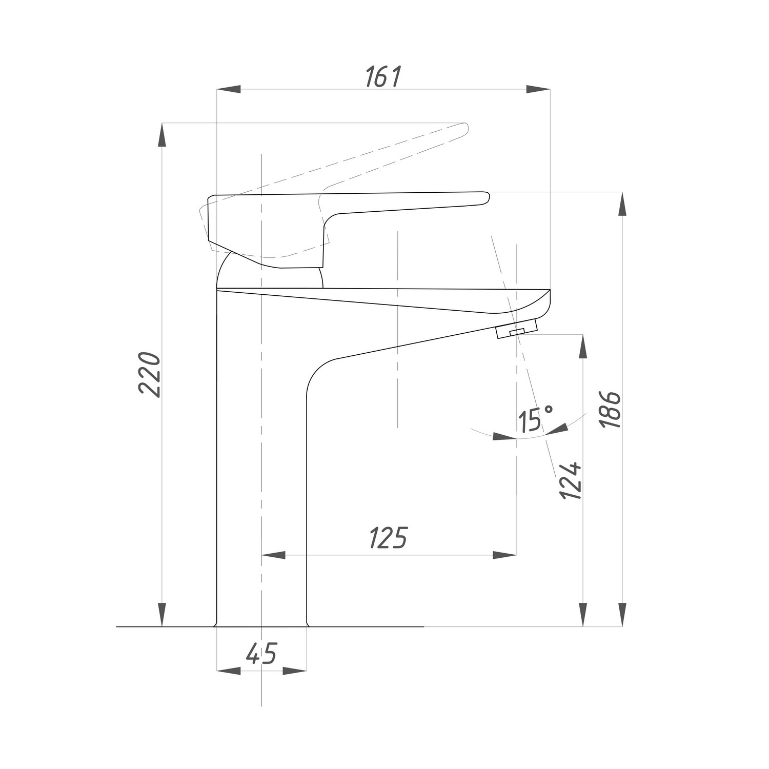 Смеситель для умывальника 35к ПСМ-200-5 200 тип См-УмОЦБА, литой, п ...?