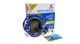 Греющий кабель от замерзания трубопроводов FREEZSTOP. Комплект.