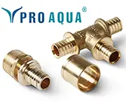 Новинки! Аксиальные фитинги и труба PE-RT EVOH тм PRO AQUA