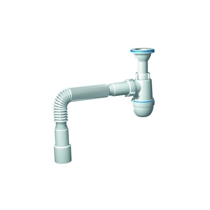 Сифон 1 1/2*40 Ani с гофрой 40*40*50 С0515 АНИ пласт – компания \"Флекси\"