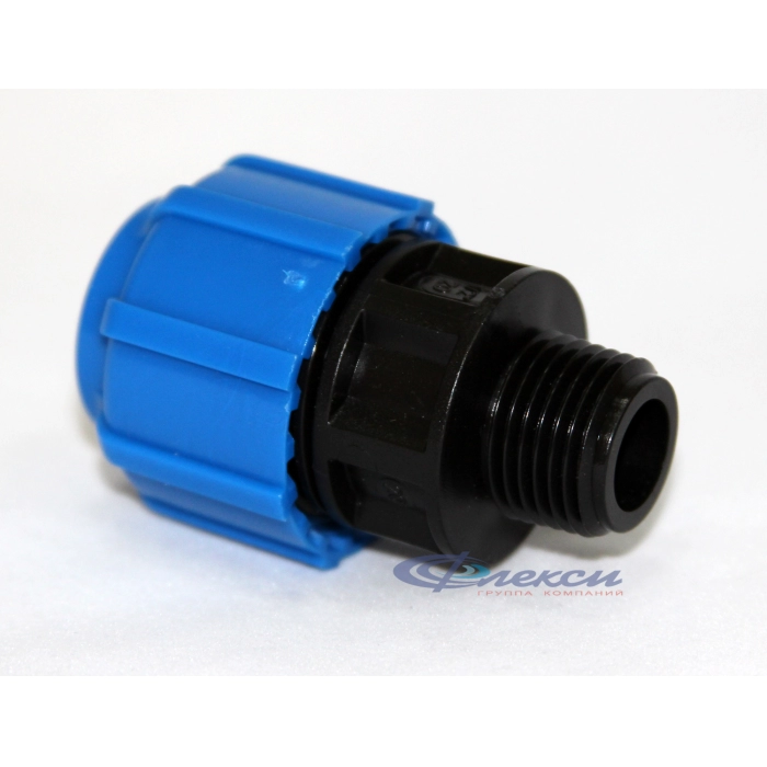 Муфта переход. ПЭ с нар. труб. резьбой 25х1'' (обж.) ТПК-АКВА ...