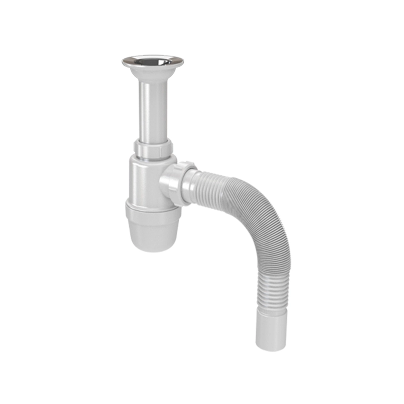 Сифон для кухни с удлин. выпуском 1 1/2\"*40 с гофрой 40*40/50 S0515-АК ...