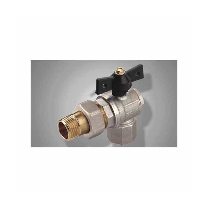 Кран шаровой со сгоном угловой 3/4'' бабочка FRAP – компания \"Флекси\"