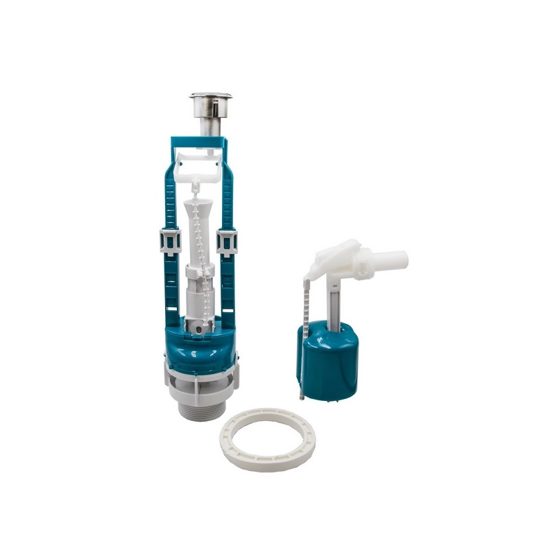 Арматура к смыв. бачку Кноп. ИНКОЭР метал. бок/под. D40 (и-сб1-бпрН-а-в ...