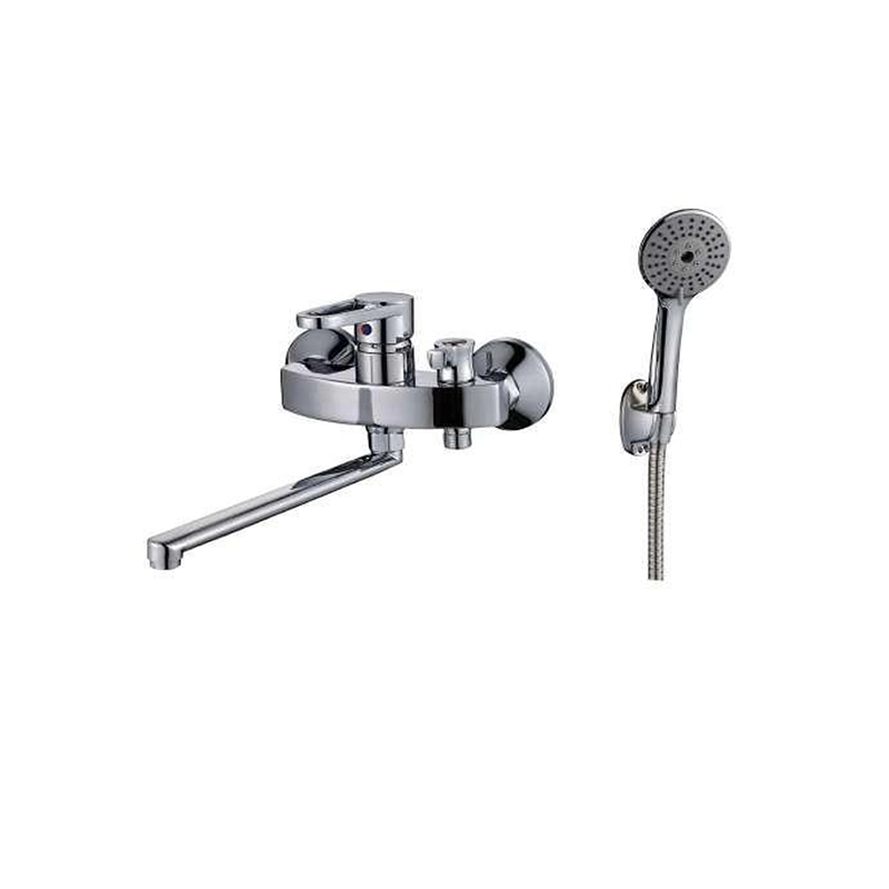 Смеситель для ванны и умывальника 35к Казань КС 203253 L-нос мет флаж ...