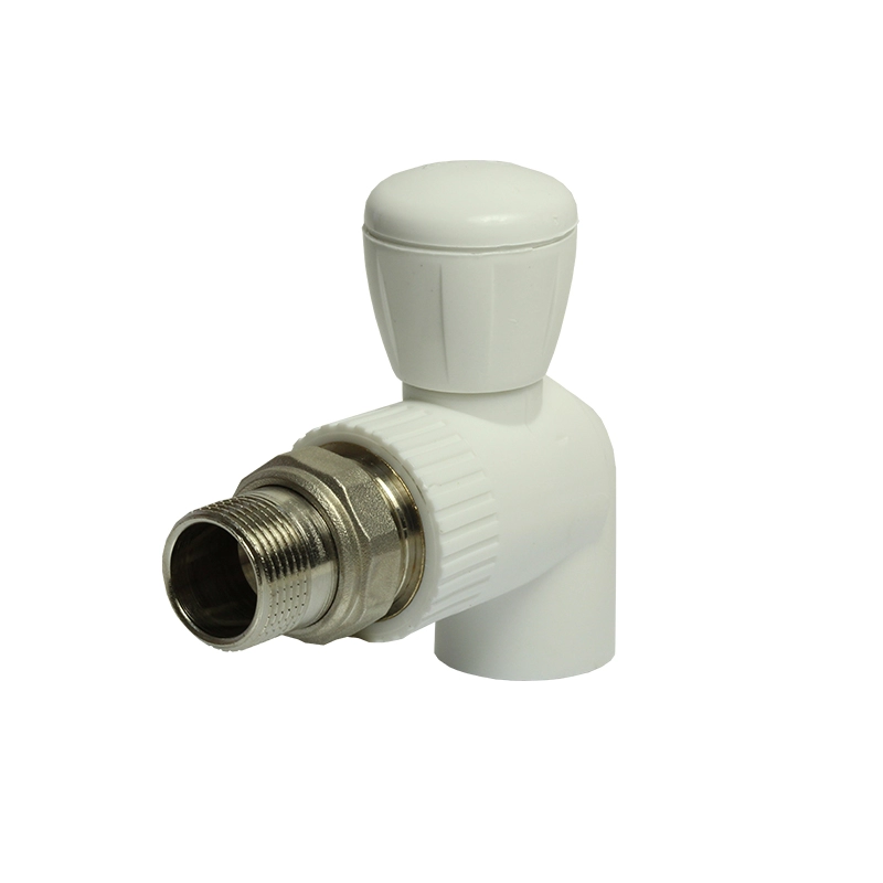 Кран американка шар 20-1/2'' угловой EVER® plast БЕЛЫЙ (Россия ...