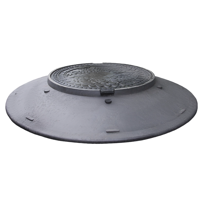 Переходник конусный с люком полимерным канализационным на колодец ...