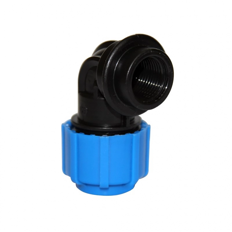 ПЭ отвод компрессионный 32*3/4 вн.р. 513565