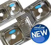 Новые модели в ассортименте нержавеющих моек тм «Mixline»